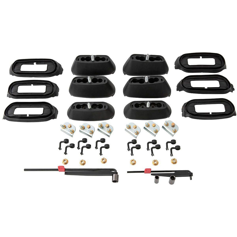 Rhino Rack Roof Rack Base Kit fits Hiace Gen6 Lwb 6 Pack