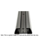 Rhino Rack Roof Rack Rtv Track Set 1480mm Black RTV148