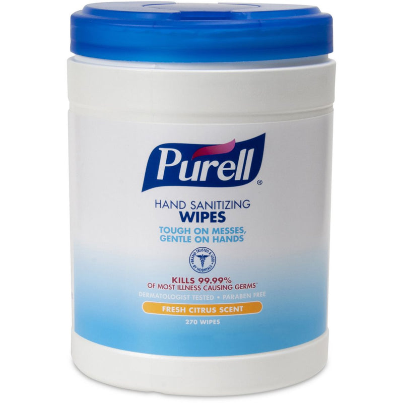 Purell Hand Sanitizing Wipes (270 Wipe Cannister) 9113-06