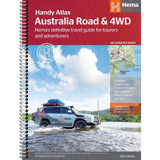 Hema Maps Australian Road & 4WD Atlas 13th Edition