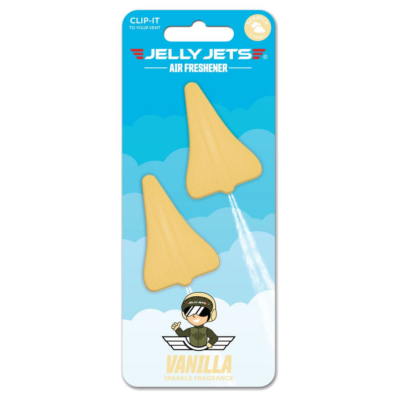 Jelly Jets Clip-It Sparkle Vanilla Air Freshener 52