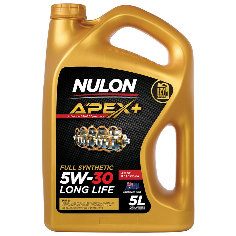 Nulon Apex+ 5W-30 Long Life Engine Oil 5L Full Synthetic