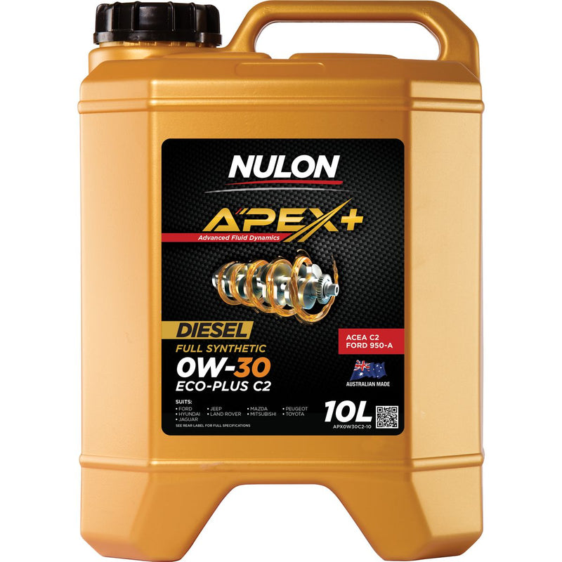 Nulon Apex+ 0W-30 Performance C2 Engine Oil 10L Full