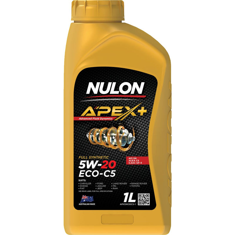Nulon Apex+ 5W-20 ECO C5 Engine Oil 1L Full Synthetic