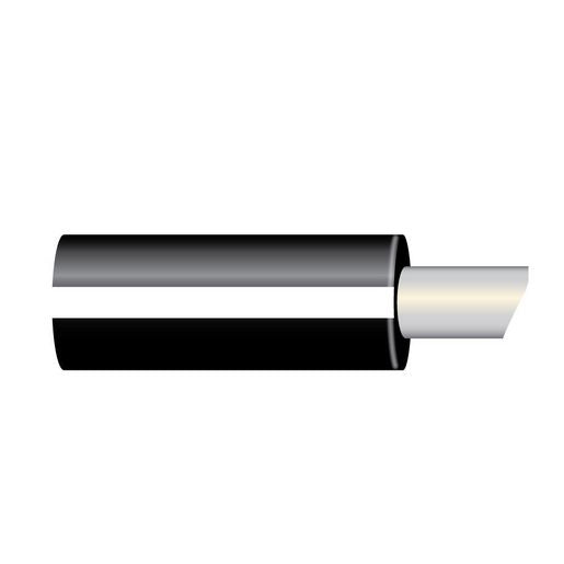 OEX 3mm Single Core Marine Cable, Black With White Trace,