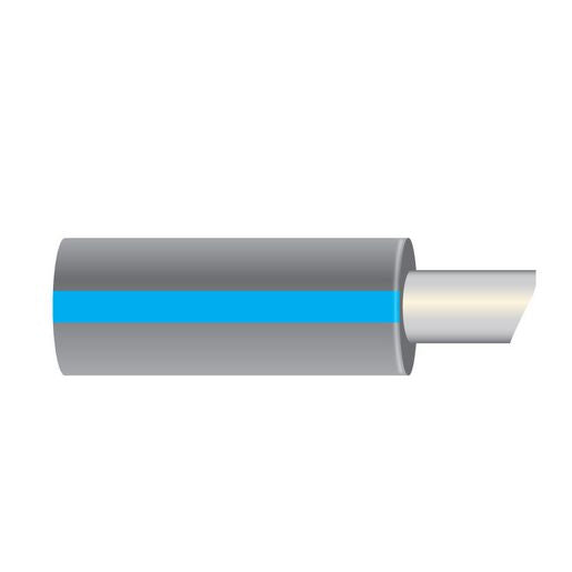 OEX 3mm Single Core Marine Cable, Grey With Blue Trace,
