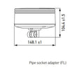 Hella K-Led Rebelution Rotating Amber Beacon 10-30V Flexi
