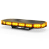 LED Autolamps Amber Emergency Mini Light Bar, Tinted Lens
