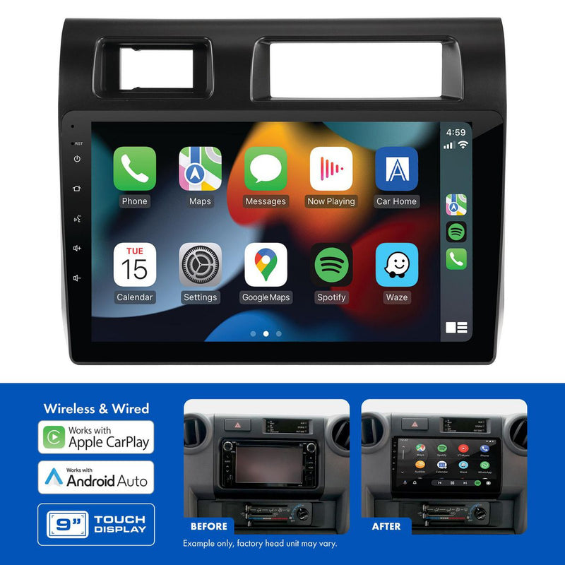 Aerpro 9In Multimedia Receiver To Suit Toyota Landcruiser