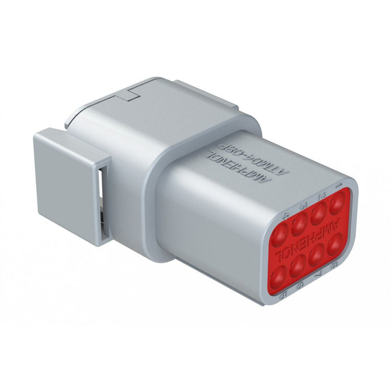 Amphenol Atm 8 Way Receptacle - 5 Pce ATM04-08PA/5
