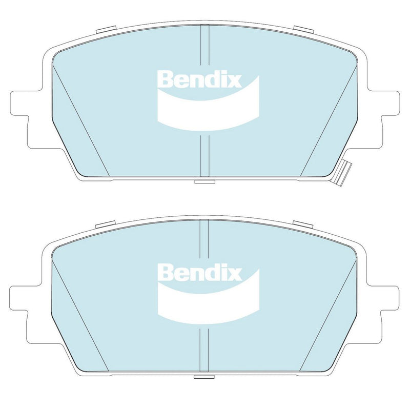 Bendix Heavy Duty Brake Pad Set Front DB2641 HD
