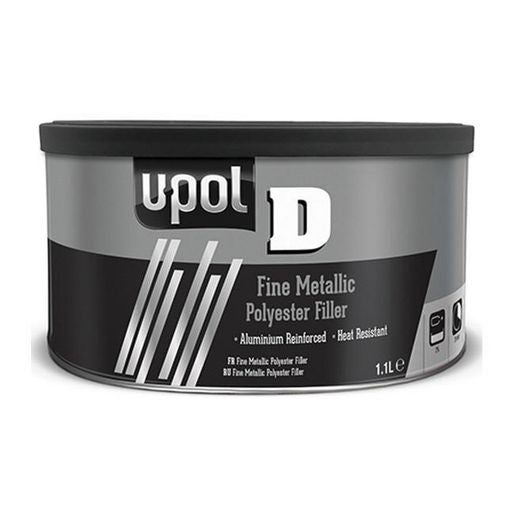U-Pol D Fine Metallic Polyester Filler 1.1L Upold/2