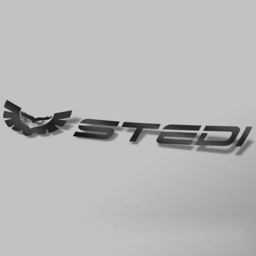 Stedi Sartin Black Banner Sticker 270Mm X 40Mm