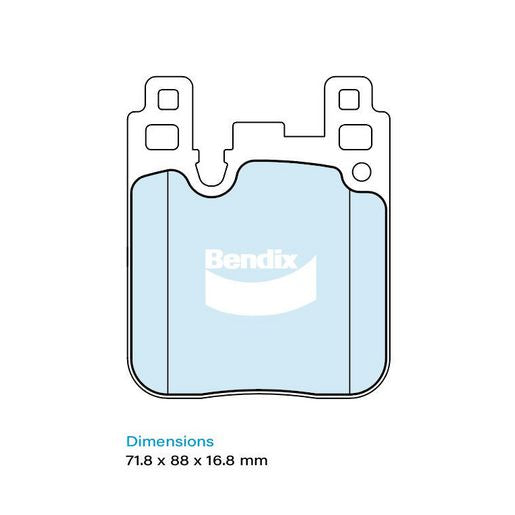 Bendix Brake Pads Set - Euro+ DB2410 Euro+