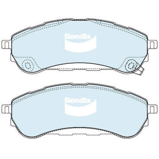 Bendix Ultimate 4WD Brake Pad Set DB2503 ULT4WD