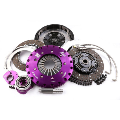 Xtreme Clutch Kit Heavy Duty Twin Plate w/ Flywheel & CSC