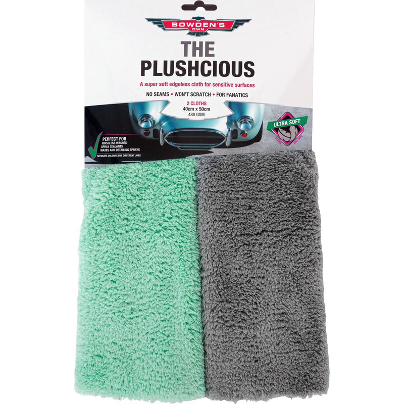 Bowden's Own The Plushcious Edgeless Microfibre Cloth 2pk