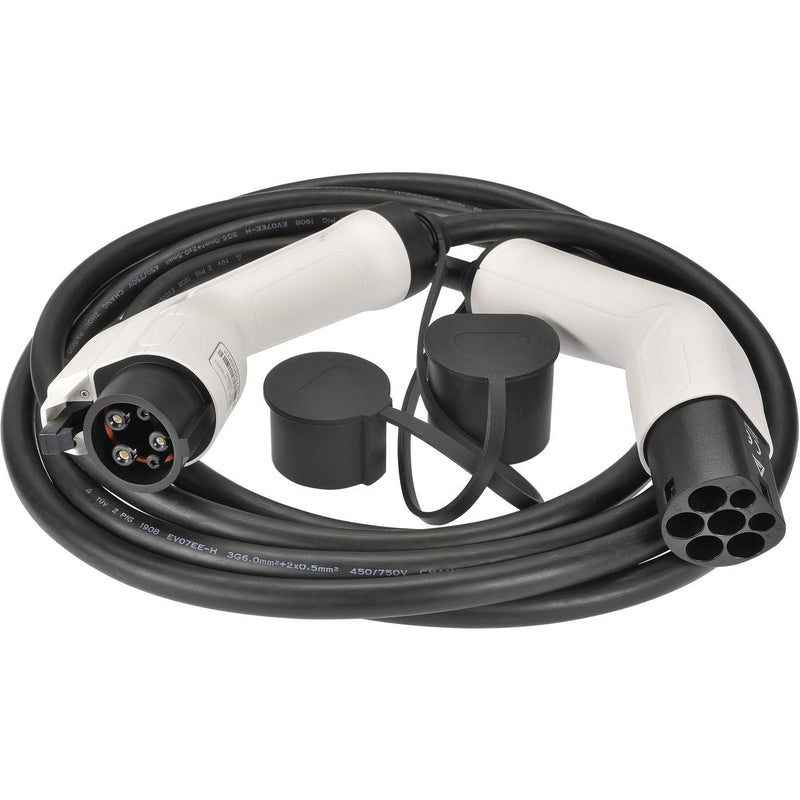 Projecta 5M EV Cable Type 2 In To Type 1 Single Phase 32A