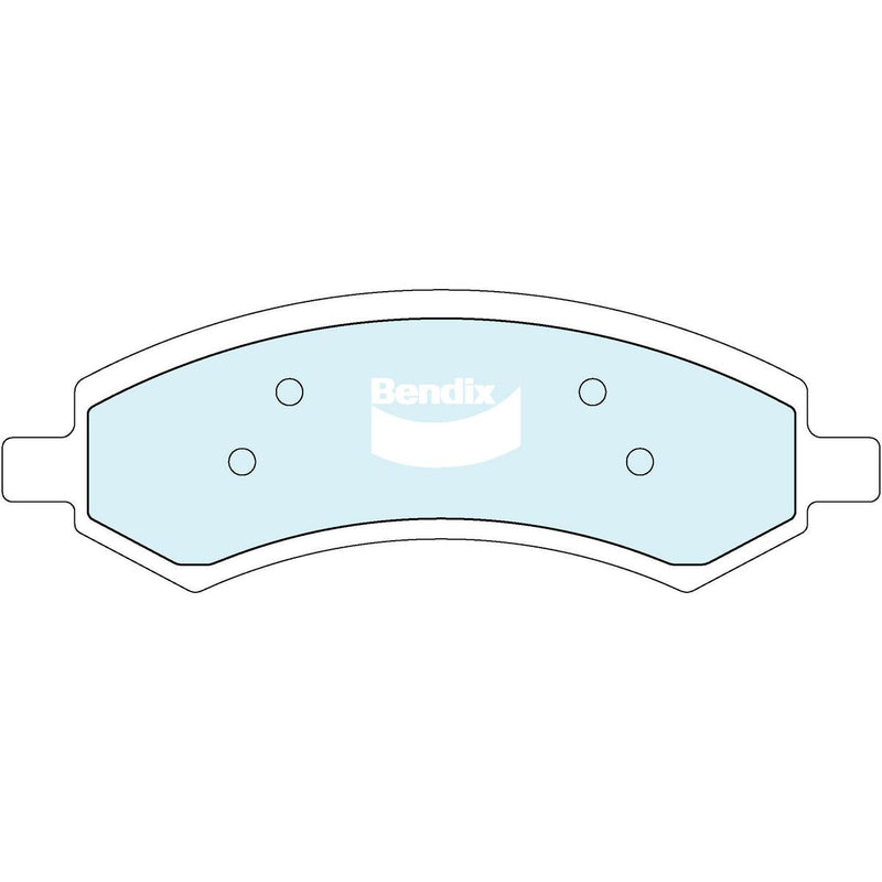 Bendix Heavy Duty Brake Pad Set Front DB2148 HD