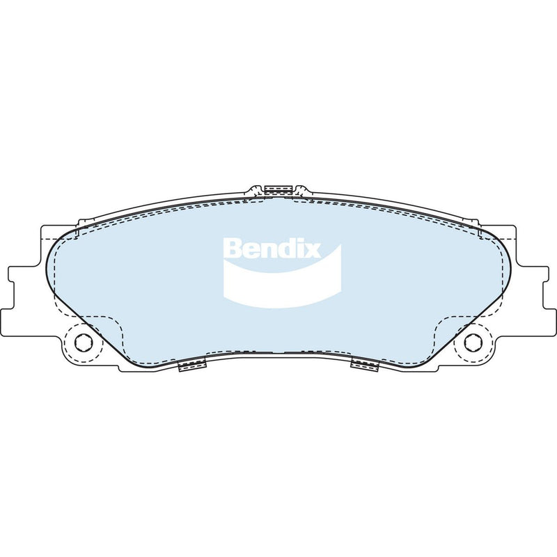 Bendix Heavy Duty Brake Pad Set Rear DB2640 HD