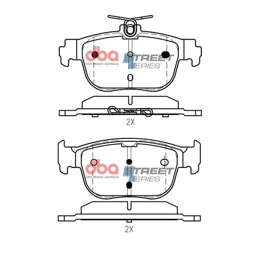 DBA Street Series Brake Pad Set DB15092SS