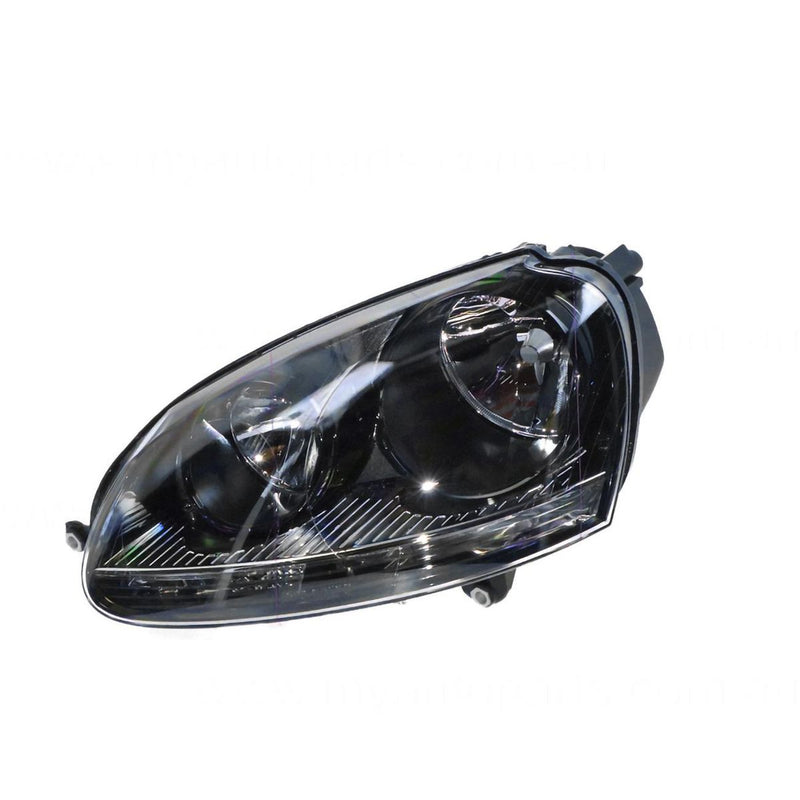 APG All Crash Black Head Lamp Passenger Side Certified