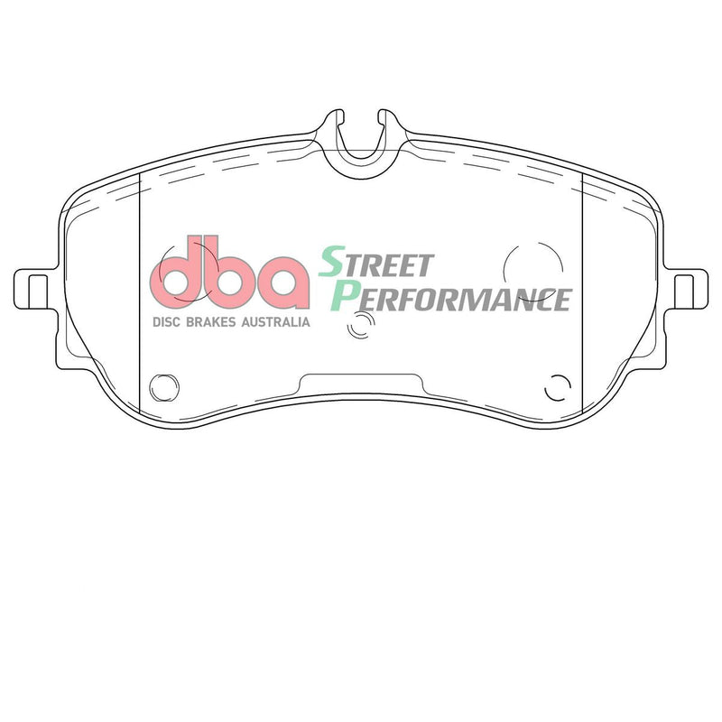 DBA Street Performance Brake Pad Set Rear DB1502SP