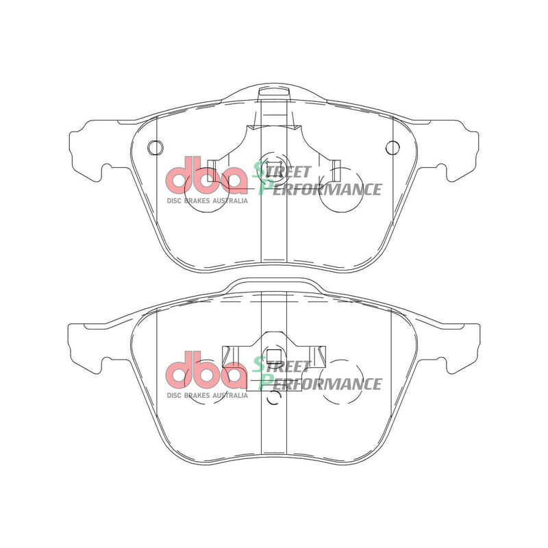 DBA Street Performance Brake Pad Set Front DB1658SP