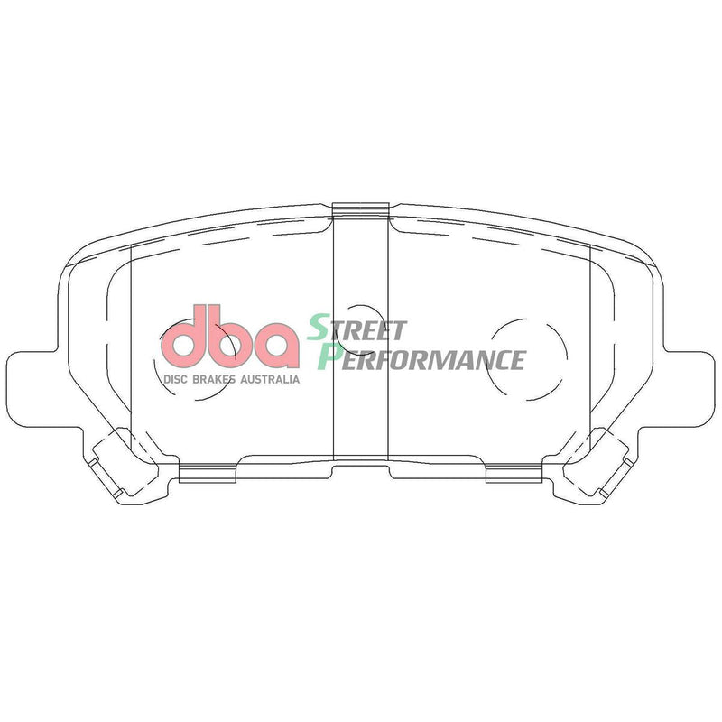 DBA Street Performance Brake Pad Set Rear DB2368SP