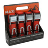 Maxitrac Cambuckle Motorcycle Tie Down Straps 1.8M 300Kg