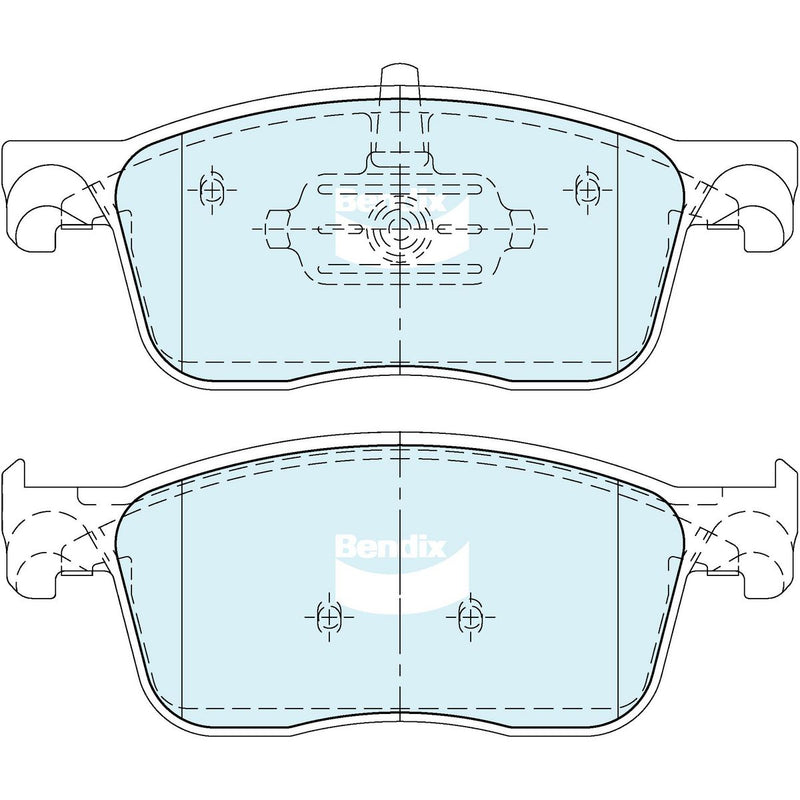 Bendix Brake Pads Set - Euro+ DB2547 Euro+