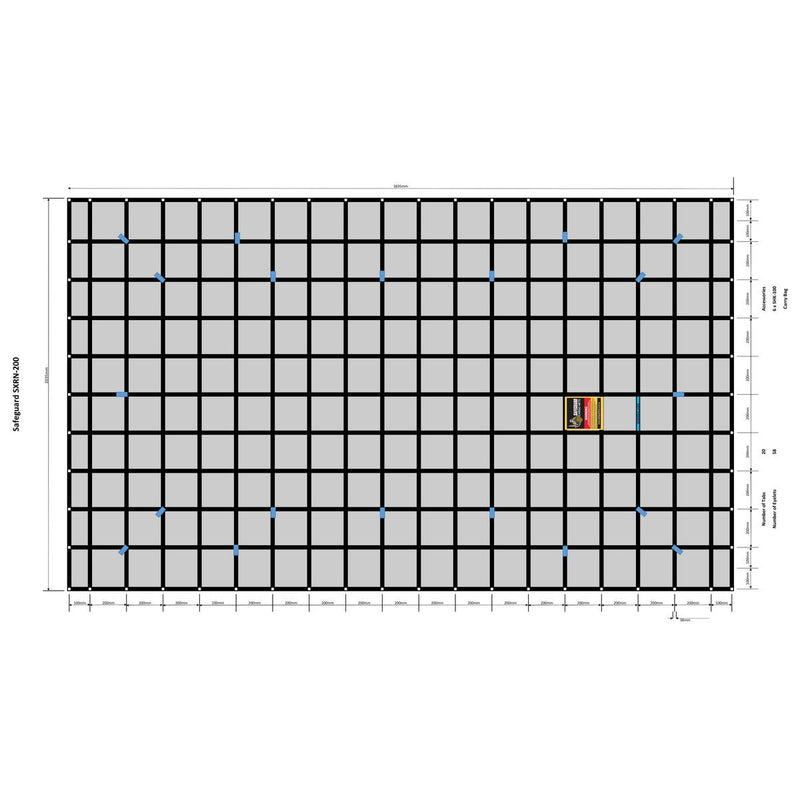 Safeguard Restraint Net - Xlarge 3.6 X 2.0M Sxrn-200