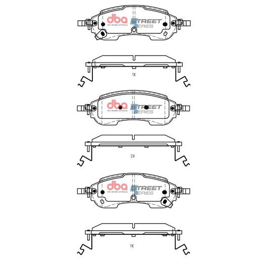 DBA Street Performance Brake Pad Set DB2388SS