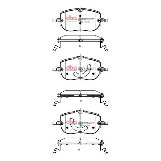 DBA Street Series Brake Pad Set DB15209SS