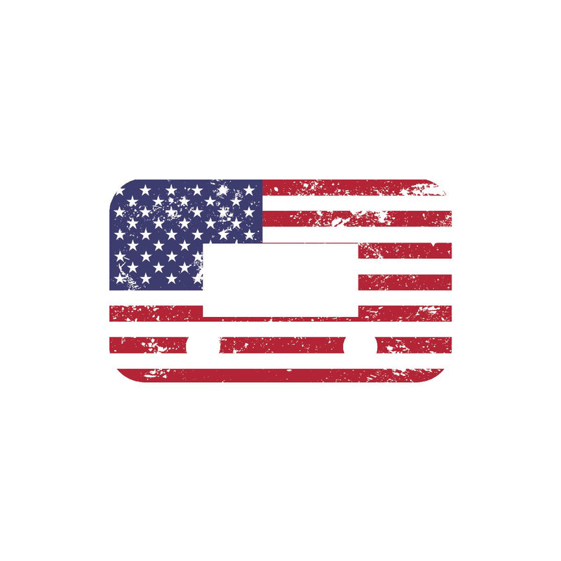 EVC Faceplate: Usa Flag - Grunge Cfug