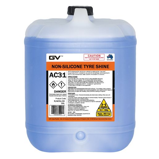 GVOil Non Silicon Tyer Shine 20L R/AC31/20