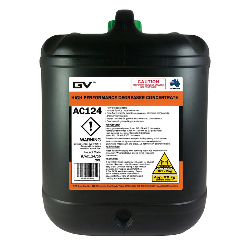 GVOil High Performance Degreaser Concentrate - 20L