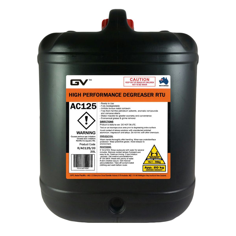 GVOil High Performance Degreaser - Workshop Ready - 20L