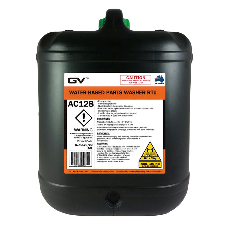 GVOil Water Based Parts Washer - 20L R/AC128/20