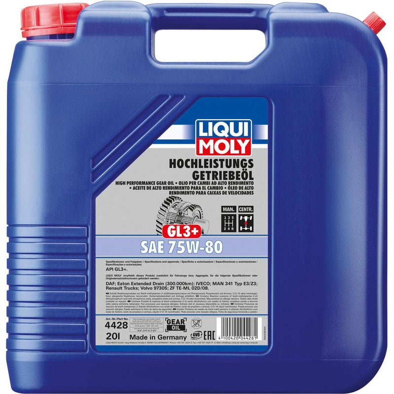 Liqui-Moly High Performance Gear Oil 75W-80 GL3+ 20L 4428