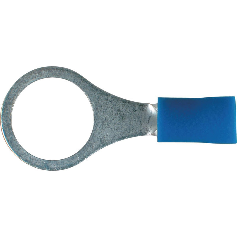 OEX Crimp Terminal Ring Blue Id 10.5mm Vinyl 14 Pce