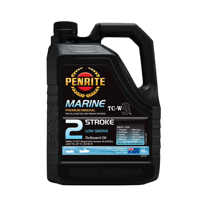 Penrite Marine Outboard 2 Stroke Semi-Syn Engine Oil 4L