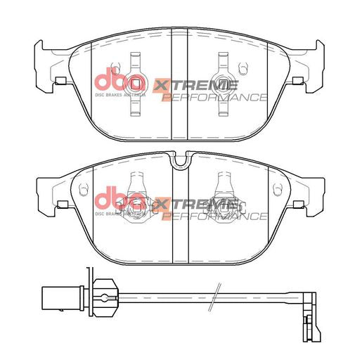 DBA Xtreme Performance Brake Pad Set DB15099XP