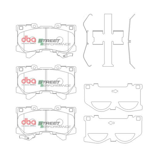 DBA Street Performance Brake Pad Set DB15077SP
