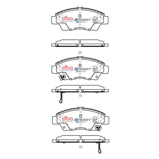 DBA Street Series EV Brake Pads DB1991SSEV