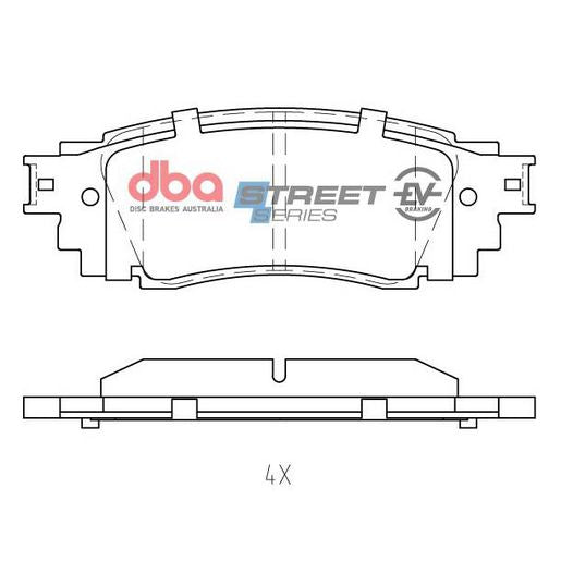 DBA Street Series EV Brake Pads DB2469SSEV