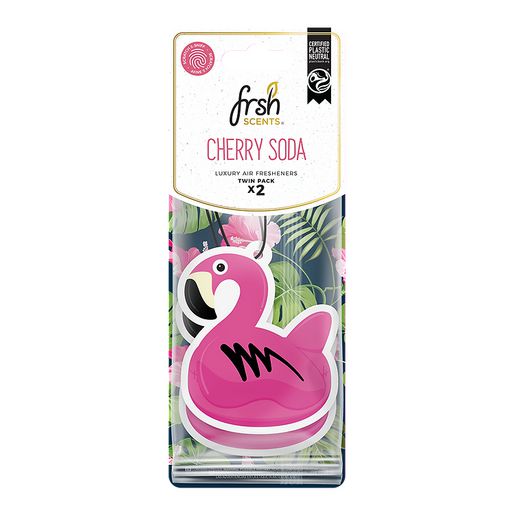 Frsh Flamingo Cherry Soda Paper 2PK Air Freshener VO002