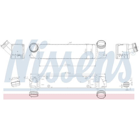 Nissens Intercooler 96336