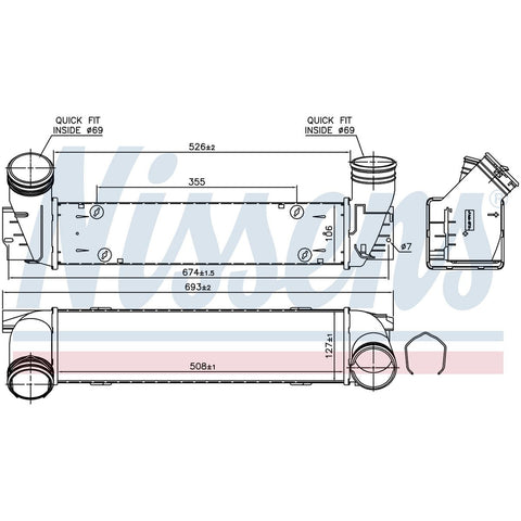 Nissens Intercooler 96337