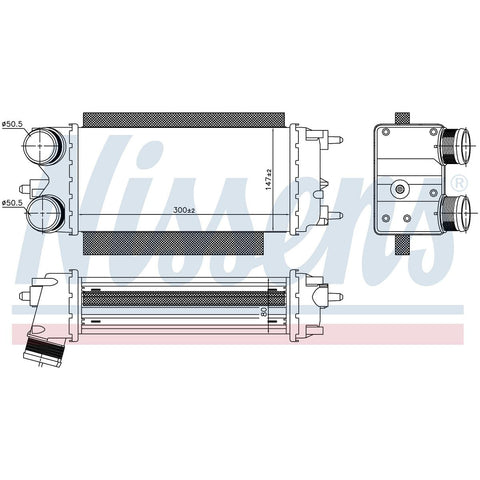 Nissens Intercooler 96357